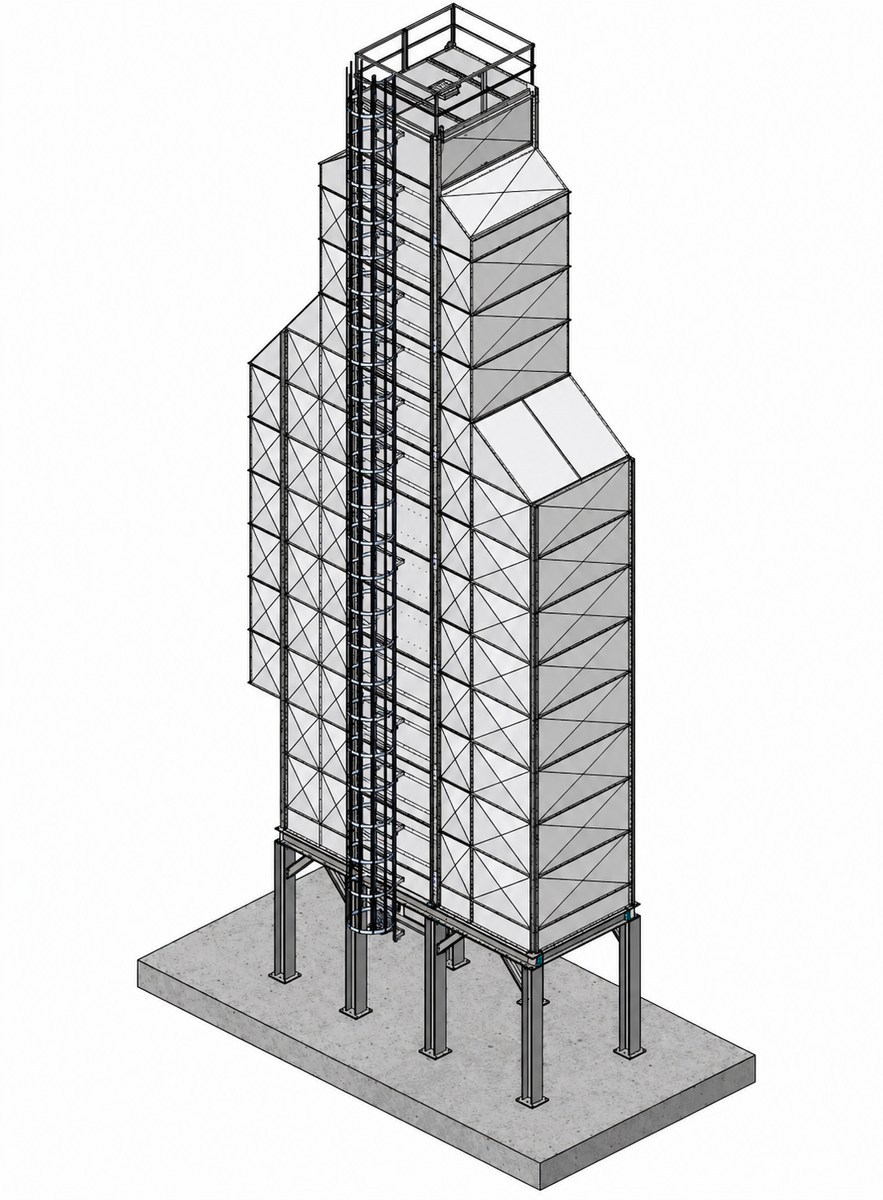 Grain Dryers — Tower Dryer Arrangement Grain Dryers — Tower Dryer Arrangement