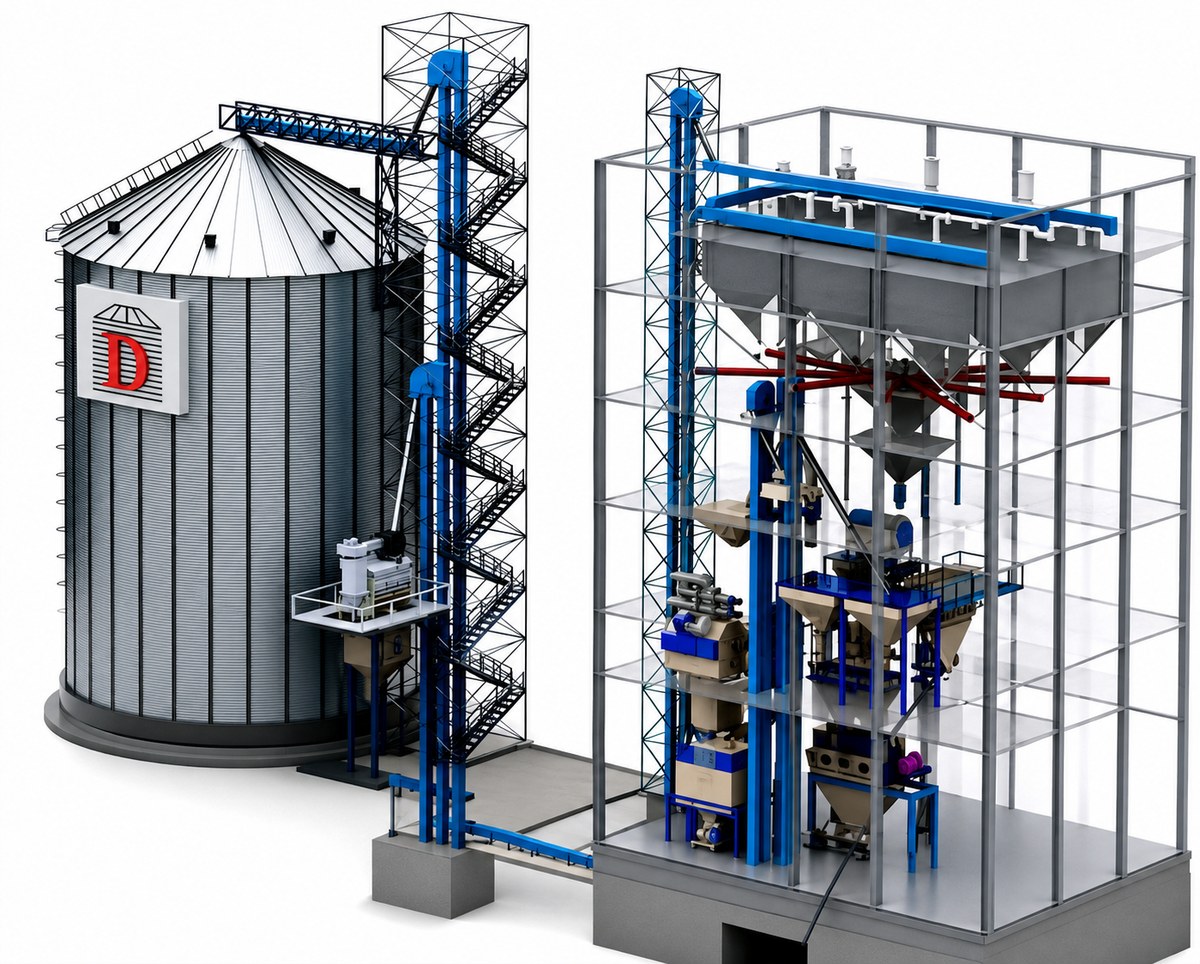 Feed Mills &mdash; Vertical Seed Conditioner